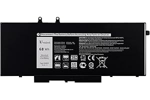 Vvsialeek 3HWPP 68Wh Laptop Akku Kompatibel Für Dell Latitude 5401 5501 5411 5511 E5401 E5501 E5411 E5511 Precision 3541 3551 Series Notebook 01VY7F 1VY7F 010X1J 10X1J