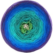 KOKONEK Soft 140 Gradient Garn | 1000m, 200g | 100% Acryl | Ombre-Effekt | Für Stricken & Häkeln
