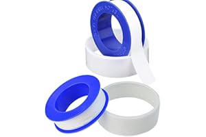 QHC sehen PTFE Pipe Slealant Seal Teflon Tape Plumbers Tape - Theard Flex Seal Tape Waterproof Plumbers Plumbing White 12mm x 13m (2 pack)