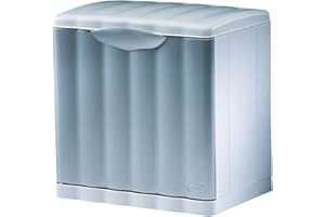 STEFANPLAST Amica Pattumiera – 40 x 30 x 40 cm długości, 20 cm srebrny