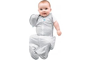 Love To Dream Babylindningssäck, perfekt för måttliga temperaturer på 20 till 24 °C, höga armar, tvåvägsdragkedja för enkelt
