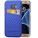 Produktbild Phone Case & Hülle Samsung Galaxy S7 Randabdeckung, doppelter Farben-Fall, harte rückseitige Abdeckung, quadratischer Diamant-Gitter-Gitter-Muster-harter Abdeckungs-Fall für Samsung-Galaxie S7 Rand ( Color : Blue , Size : SAMSUNG S7 Edge )