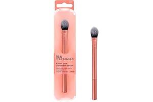 ‎REAL TECHNIQUES Real Techniques Brightening Concealer Make-up-Pinsel, Kitten Paw Brush passt unter die Augen, kaschiert dunkle Ringe, Augencreme, Primer und Aufheller,tierversuchsfrei, 1 Stück