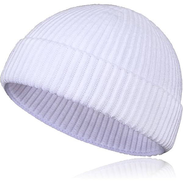 MaxNova Bonnet De Pêcheur Court En Tricot Pour Homme Et Femme, Lot De 2 Noir/jaune Moutarde