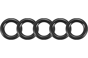 sourcing map 30 Stück O Ring Dichtungsringe Gummidichtung 5 mm AD 3 mm ID 1 mm Nitrilgummi NBR Unterlegscheibe Dichtungssatz für Dichtungselemente Hahnanschluss Reparatur Auto