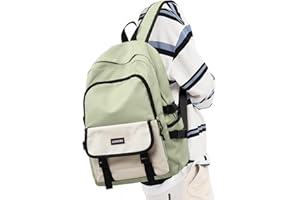 WINSPANSY Schulrucksack Mädchen, Lässig Rucksack Damen Klein Modern Elegant Travelite Leichter Laptop Daypack Rucksack 14 Zoll Jungen Teenager Wasserdicht, Aesthetic School Stuff Bag