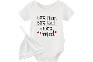 culbutomind Baby tvillingar sparkdräkt 50 % mamma 50 % pappa rolig baby body kortärmad present till födseln baby pojkar flick