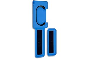Cycloc Endo - Wall Mount Bike Storage Rack – Vertical Wheel Hung Cycle Storage - Blue