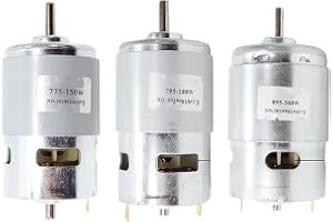 YAKUFAST 775 795 895 80W 150W 200W 288W 180W 360W Dubbelkullagerborste DC 12V 24V Spindelmotor 6000-12000 rpm for CNC-svarv(8