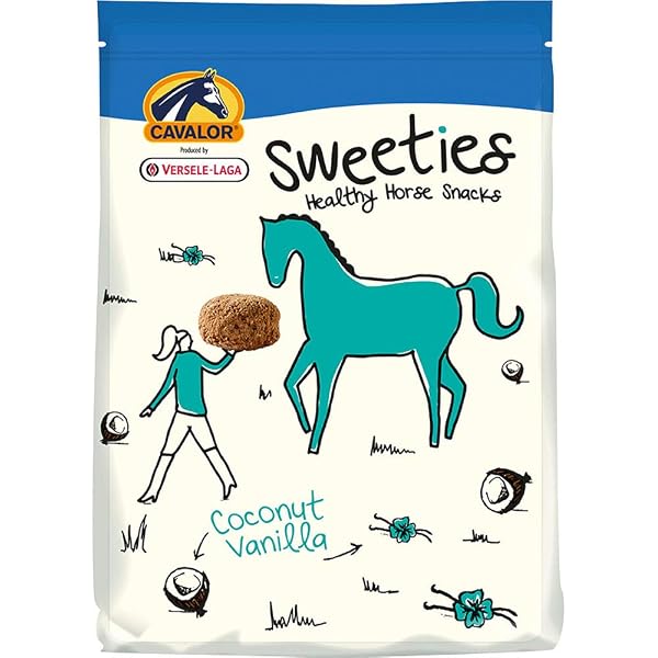 Cavalor Crunchies Horse Treats - Carrot Flavour, Molasses Free, Healthy Snack 1.5kg Bag