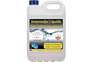 DIASA INDUSTRIAL INVERNADOR LÍQUIDO Especial Liner/Poliester SIN Cobre 5 litros - Desinfectante y Algicida para el Tratamiento de Piscinas en Invierno