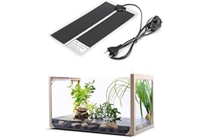 Palmcee Tappetino riscaldante per terrario, cuscino riscaldante regolabile e rimovibile, per rettili, con regolazione della temperatura, cuscino riscaldante per tartaruga, serpenti, lucertola, geco,