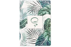 nemau - Pochette Garde Ordonnance - Gomme Expansée - Fabriqué en France - Étui pour Ordonnance, Feuilles de Soins, Carte Vitale, Carte Mutuelle, Carte d’Assurance Santé - Modèle Tropical Vert