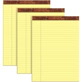 TOPS The Legal Pad Yazma Pedleri, 20,8 cm x 25,08 cm x 25,08 cm, Kanarya Kağıdı, Yasal Kural, 50 Yaprak, 3'l&uuml; Paket (75327)