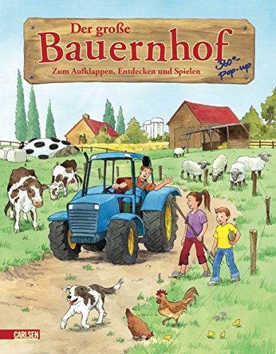 Preisvergleich Produktbild Pop-up-Bücher: Der große Bauernhof: Zum Aufklappen, Entdecken und Spielen