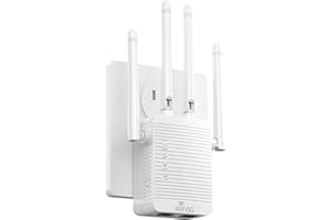 Gorilla Carts Repeteur WiFi Puissant 1200Mbps, Amplificateur WiFi Double Bande 5GHz/2.4GHz, Répéteur WiFi Play and Plug Compatible avec Toutes Les Box Internet