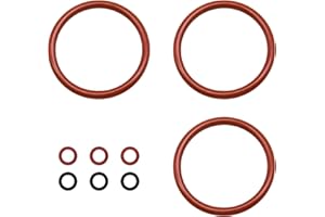 KALEXION Juego de Juntas Tóricas para Cafetera - Kit de juntas tóricas para cafeteras Siemens, Compatible con Siemens EQ5, EQ6, EQ6 Plus, EQ7, EQ7 Plus, EQ8 y Gaggenau, Bosch y Neff, Fácil mantenimiento(9 PZS)
