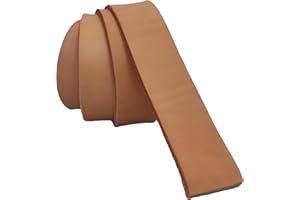 MG - MIGNOGNA GIANLUIGI - LAVORAZIONE ARTIGIANALE PELLE E CUOIO Striscia di Cuoio per Realizzare Cinture, Bracciali e Borse, Strisce di Cuoio Italiano, Cuoio 100% Naturale e di Alta qualità, Disponibili in Varie Misure e Colori (Naturale, 5 cm)