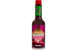 TABASCO® Raspberry Chipotle Sauce – Salsa agridulce con sabor a chipotle – Salsa de chile dulce – Salsa de frambuesa-chipotle afrutada y picante – Botella de vidrio de 148 ml - TABASCO Chipotle