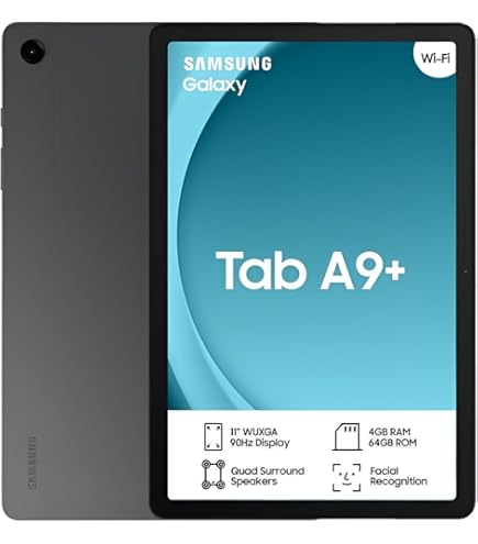Samsung Galaxy Tab A9+ (SM-X210), 64GB 4GB RAM, WiFi Only, 11