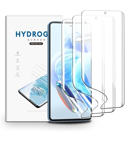 SRSRROP [3 Pezzi] Pellicola in idrogel Protettiva per Xiaomi Redmi Note 10 Pro (6.67), Trasparente Morbido Protezioni per Lo Schermo [Alta Sensibilità] [Clear HD