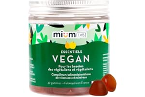 MIUM LAB GUMMIES EXPERTISE mium LAB - Complément Alimentaire - Gummies Essentiels - Cure 21 Jours - 100% Français - Multivitamines et Minéraux - Vitamine B12