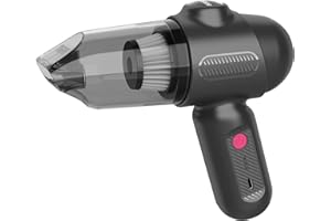 EBOSSOM Aspirateur Voiture Rechargeable 4 en 1,Portable Mini 8000 pa Aspirateur à Main Puissant sans Fil,pour Le Nettoyage soigné de Surfaces réduites: PC,Maison,Voiture,Bureau,canapé.Noir (Noir, 8KPa)