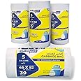 Khaleej Pack 5 Gallon Garbage bag, of 3 Garbage Bag,90 Garbage Bags, Size 46x652 cm, Trash Bags, Bin Liner, Waste Bags for Indoor and Outdoor Purposes, Garbage bag