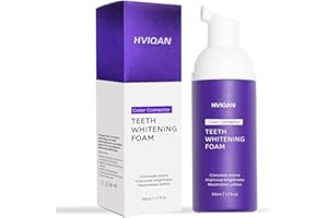 PEOBAETY Lila Zahnweißung, Farbkorrektur, 50ML Zahnfleckenentfernung, Zahnweißung Serum, Zahnweißung Booster, Zahnweißung Mousse, lila Whitening Zahn Schaum, lila Zahnpasta