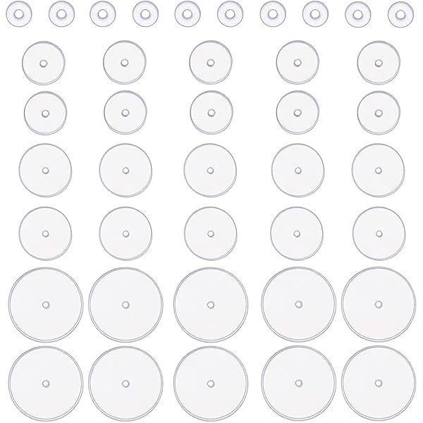 500 stuks onzichtbare oorbelstickers, oorbelbeschermers voor 500 stuks onzichtbare oorbelstickers, oorbelbeschermers voor