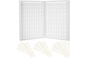 TRUUME Anself - Présentoir nuancier pour vernis à ongles (120/216 couleurs) 216 Colores blanc