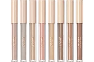 Natuce sombras de ojos mate, 8 Colores Para Rostro Y Ojos,crema suave cremosa sombra de ojos líquida,Sombra de Ojos de Larga 
