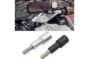 Midimttop Accessori della staffa dell'asta di espansione delle leve della barra di navigazione del telefono cellularemotociclo adatto compatible with K1600GT R1200RE R1250RS 2017-2020 (Nero)