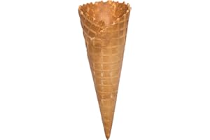 PJaspert Eiswaffeln | Cornets de crème glacée "Grand plaisir" 175x60mm (80 pièces)
