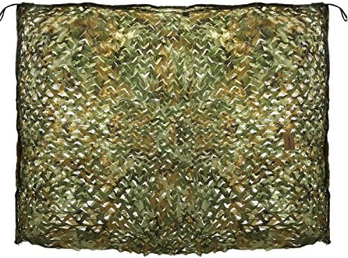 2×4M Woodland Camo Netting OUTCAMER Military Camouflage Net for Outdoor Camping Hunting,Sunscreen,Shooting,Photography Background Decoration