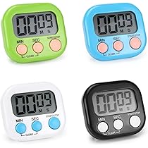 Timer Da Cucina Analogico 60 Minuti - Allarme 80 DB, Magnetico, Design Retrò Per Cucina E Casa - Foto 7