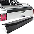 JHCHAN Tailgate Cover Rear Spoiler for Ford Ranger Wildtrak 2012-2022 XL XLT Limited Stormtrak Wolftrak Black Load Bed Rail Protector Tail Gate Guard