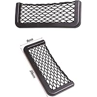Car Trunk Storage Net, 2 Pack (20 cm/7.87in X 8 cm/3.14in) Black Magic selbstklebend Ablagenetz Elastic String Netz Mesh…