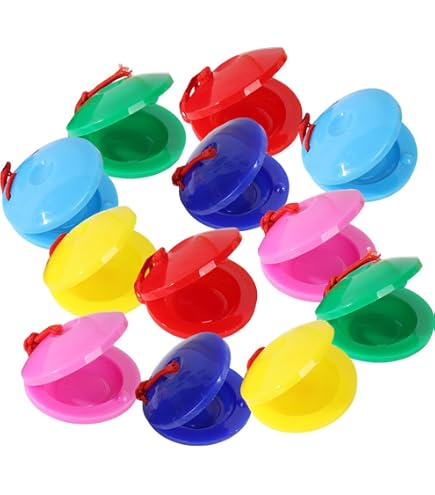 Nacchere In Legno Per Bambini – Strumento Musicale A Percussione, Giocattolo Educativo Per Ritmo E Coordinazione, Adatto A Scuola E Spettacoli