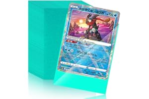 Moocuca 100 Pezzi Card Sleeves, 66 x 91mm Bustine Protettive Nero, Safe Protective Sleeves Maniche di Carta per YuGiOh, Po-ke-mon, Ultimate Guard, Magic