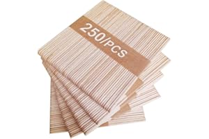 SEATEK 250 Stücke Eisstiele, 11.4 cm Lang, 1 cm Breit Eisstiele Holz basteln,für Holzstäbchen zum Basteln Umrühren Holzstiele und Basteln DIY Handwerk
