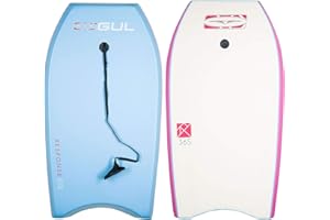 Gul Response Childs Kids 36 inch Bodyboard - Slick Colourful Design Boogie Board - Leash included