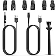 6 in 1 Charger USB Adapter Kit, for Philips One Blade Shaver Charger Cable 5521(5V 9W), Compatible with Electric Hairdressers Shavers, Beauty Instruments, Purifiers, Table Lamps and More