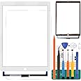 For iPad Pro 12.9 2017 2nd 2 Screen Replacement A1671 A1670 Touch Screen TouchScreen Digitizer Panel Glass Sensor(Not LCD Display) (White)