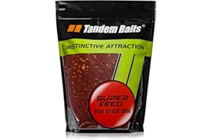 Tandem Baits SuperFeed Milky Mulberry Karpfen-PVA-Sticks | PVA-Stick-Mix für Karpfen Angeln ohne Mühe | Köder zum Große-Fische-Angeln | Karpfenzubehör für Profis & Hobby-Angler 1 kg