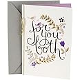 Hallmark Anniversary Greeting Card for a Couple (Birds and Flowers)