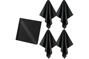 Fosmon Mikrofiber Rengöringsdukar Extra Stora 40x40 cm, 4 st | för Skärmrengöring Mjuk Mikrofiberduk för TV Dator Kamera Lins