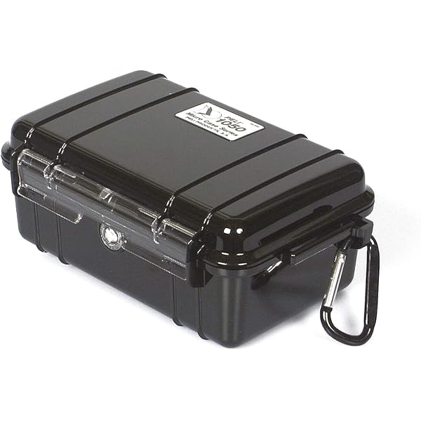 PELI 1120 Valise De Protection Noire - Étanche IP67, Résistante Aux Chocs, Capacité 2L - Sans Mousse