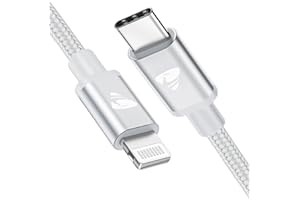 Aioneus Lightning Kabel USB C, iPhone Ladekabel 2M Apple MFi Zertifiziert USBC auf Lightning Kabel Nylon Power Delivery Schnellladekabel USB C für iPhone 14 13 12 11 Pro Max XS XR 8Plus