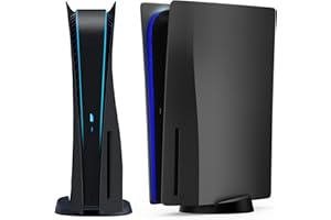 ElitePlay - Copertura per PS5 Disc, accessori per PS5, nero opaco